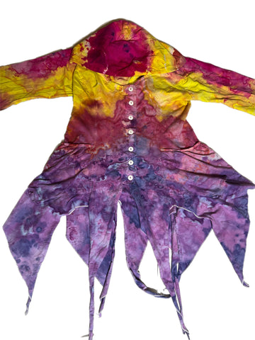 SoulSmile Tie Dye Fairy Jacket Size Eight