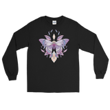 V3 Sacred Butterfly Unisex Long Sleeve T-Shirt Featuring Original Artwork By Abby Muench
