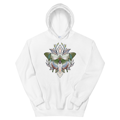 V5 Sacred Butterfly Unisex Sweatshirt Featuring Original Artwork By Abby Muench