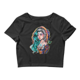 Sapere Aude Crop Top (Hemmed Bottom) Featuring Original Artwork By Chamandahy