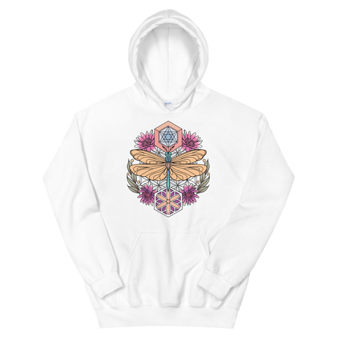 V3 Sacred Dragonfly Unisex Sweatshirt Featuring Original Artwork By Abby Muench