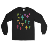 Rainbow Mushroom Long Sleeve Shirt Featuring Original Artwork by Intothavoid