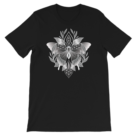 V6 Sacred Butterfly Unisex T-Shirt Featuring Original Artwork By Abby Muench