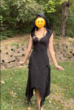 Long Pixie Dress -Black