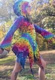 Liquid Vizions Tie Dye Fairy Jacket Size Four