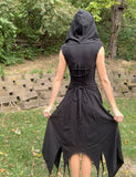 Long Pixie Dress -Black