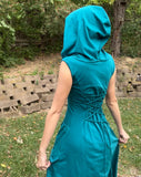 Long Pixie Dress -Teal