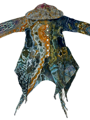 Simply Stellar Tie Dye Fairy Jacket Size Five-2F