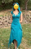 Long Pixie Dress -Teal