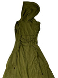 Long Pixie Dress -Olive