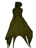 Long Pixie Dress -Olive