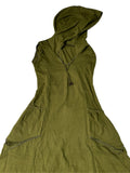 Long Pixie Dress -Olive