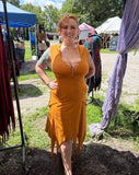 Long Pixie Dress -Mustard