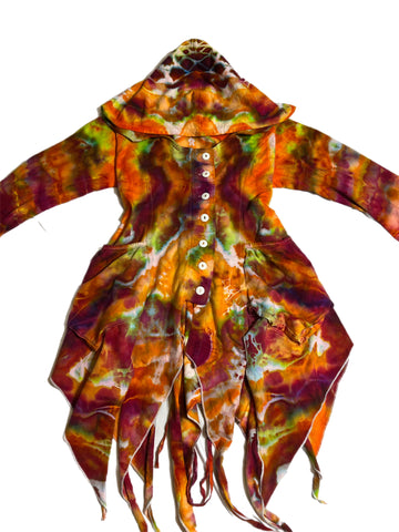 SoulSmile Tie Dye Fairy Jacket Size Five