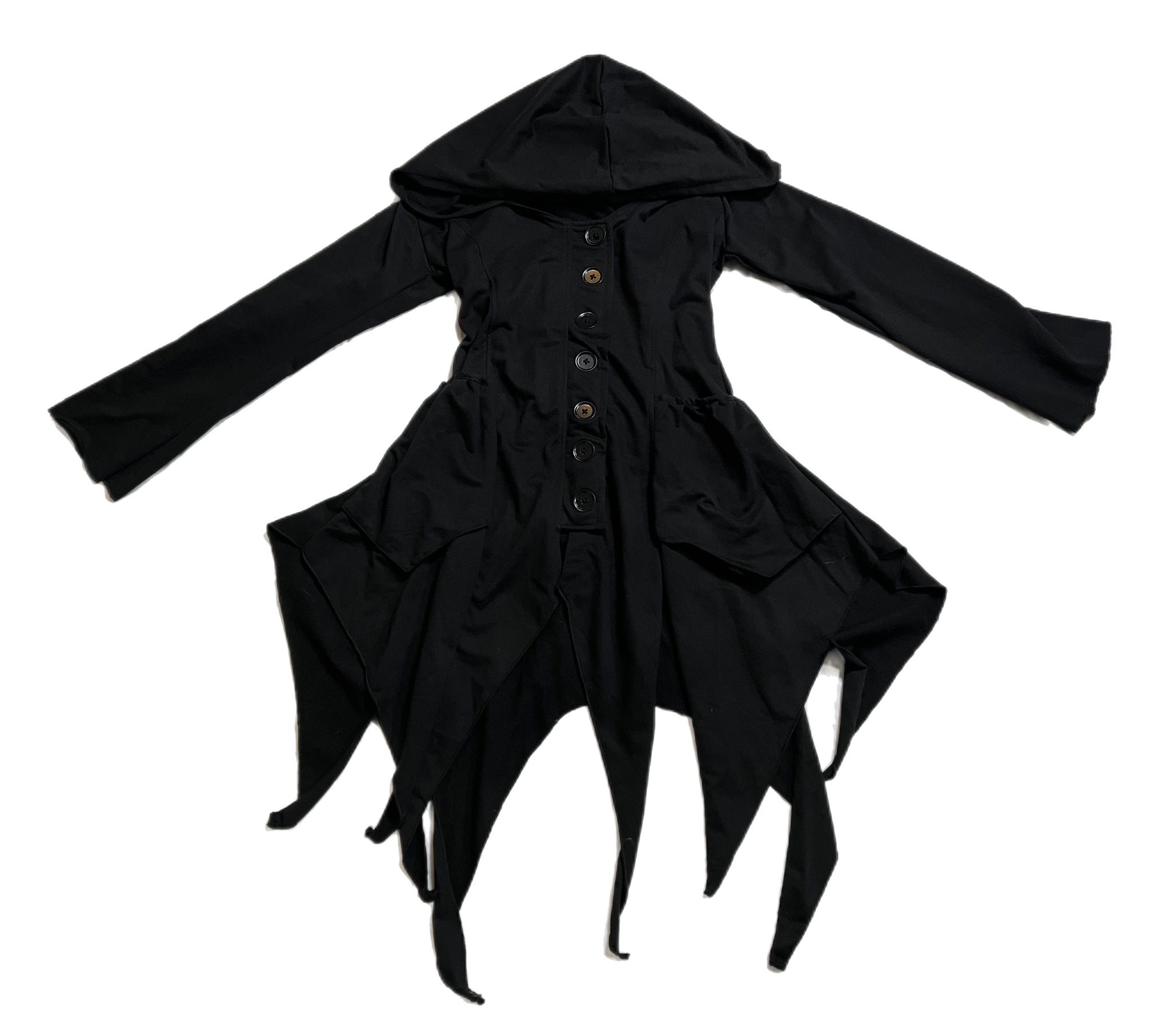 NEW ALL BLACK FAIRY GODMOTHER JACKET —- CLICK PHOTO TO SEE SIZES