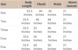 (Size One)- Fairy Jacket Clean CUT -A