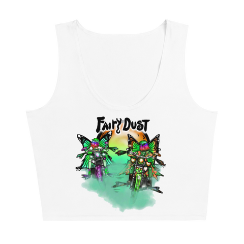 V2 Fairy Dust Crop Top Featuring Original Artwork By IntoThaVoid