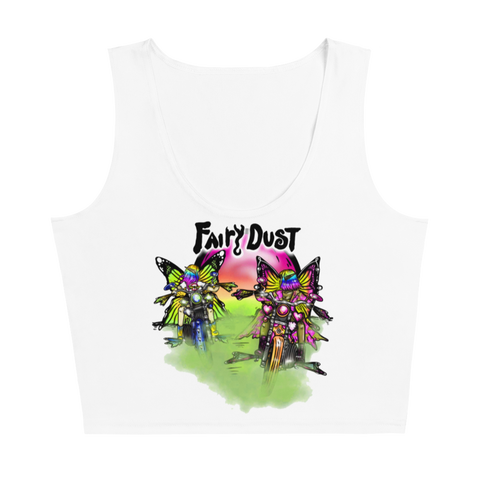 V3 Fairy Dust Crop Top Featuring Original Artwork By IntoThaVoid