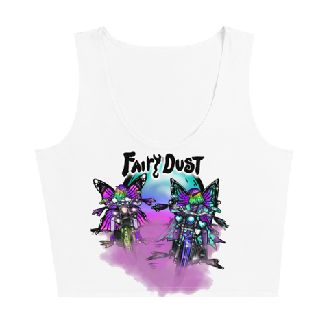 V5 Fairy Dust Crop Top Featuring Original Artwork By IntoThaVoid
