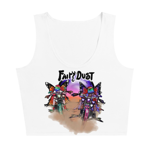 V4 Fairy Dust Crop Top Featuring Original Artwork By IntoThaVoid