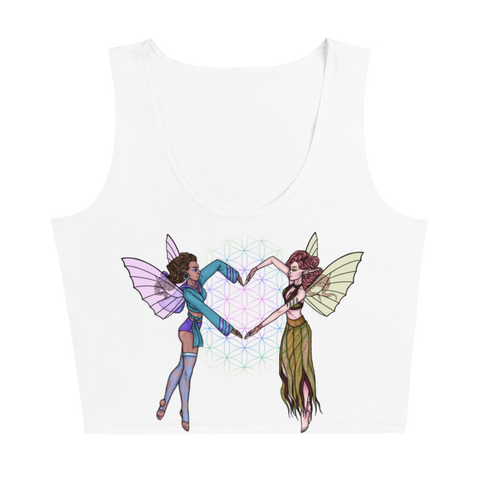 V3 Connection Crop Top Featuring Original Artwork by A Sage's Creations