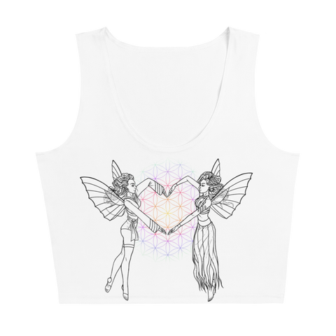 V6 Connection Crop Top Featuring Original Artwork by A Sage's Creations