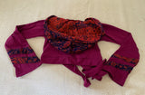Hot Pink & Purple Faerie Wrap Hood