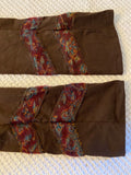 Brown & Maroon Faerie Wrap Hood