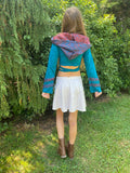 Turquoise Faerie Wrap Hood