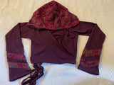 Purple & Pink Faerie Wrap Hood