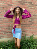 Hot Pink Faerie Wrap Hood