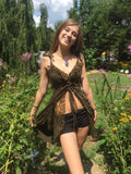 Fairy Lace Tank Top Olive