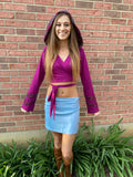 Hot Pink Faerie Wrap Hood