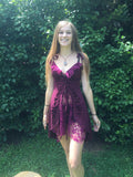Fairy Lace Tank Top Plum