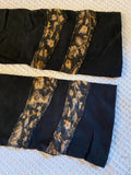 Black & Gold Faerie Wrap Hood