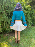 Turquoise Faerie Wrap Hood