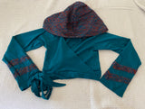 Turquoise Faerie Wrap Hood
