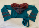 Turquoise Faerie Wrap Hood