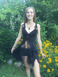 Fairy Lace Tank Top Black