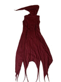 Long Pixie Dress -Maroon