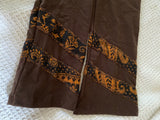Brown & Orange Faerie Wrap Hood