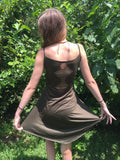 Fairy Lace Tank Top Olive