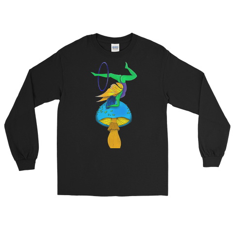 V6 Mushroom Goddess Flow Fairy Unisex Long Sleeve Shirt Featuring Original Artwork By Shauna Nikles