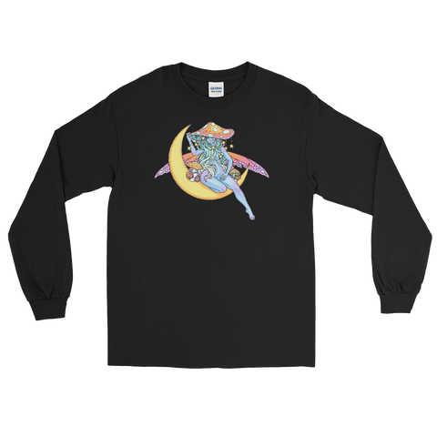 Lunar Fae Long Sleeve Unisex Shirt Featuring Original Artwork by A Sage's Creations