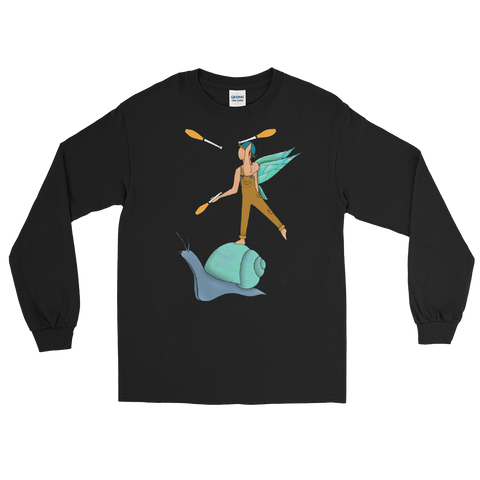 Garden Sprite Flow Fairy Long Sleeve Unisex Shirt Featuring Original Artwork By Shauna Nikles