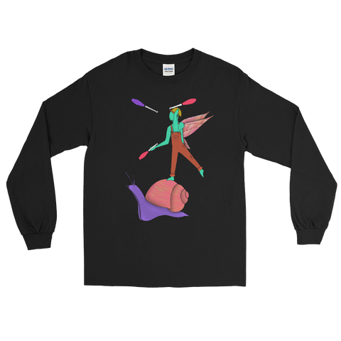 V2 Garden Sprite Long Sleeve Unisex Shirt Featuring Original Artwork By Shauna Nikles