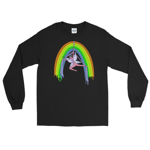 V3 Rainsilk Flow Fairy Long Sleeve Unisex Shirt Featuring Original Artwork By Shauna Nikles