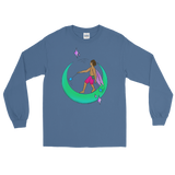 V6 Moondust Flow Fairy Unisex Long Sleeve Shirt Featuring Original Artwork By Shauna Nikles