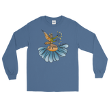 Floral Fan Flow Fairy Long Sleeve Unisex Shirt Featuring Original Artwork By Shauna Nikles