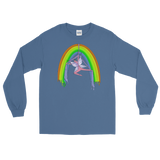 V3 Rainsilk Flow Fairy Long Sleeve Unisex Shirt Featuring Original Artwork By Shauna Nikles